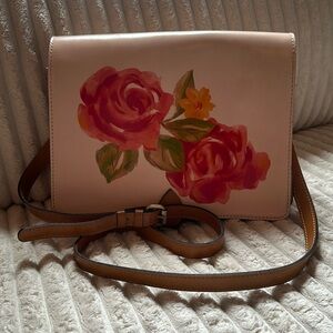 Patricia Nash rose’s cross body-leather